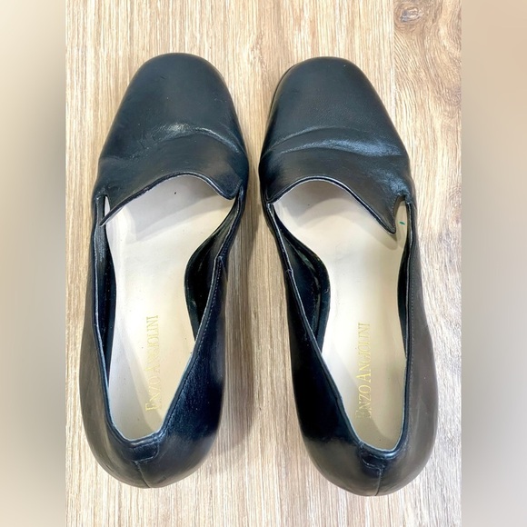 Enzo Angiolini En-Maxie Women’s Black Leather heels Shoes Size 8 - Picture 7 of 7